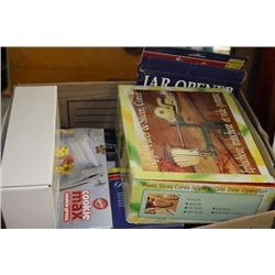 BOX OF NEW KITCHEN ACCESSORIES