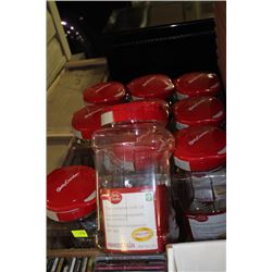 BOX OF BETTY CROCKER CONTAINERS