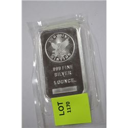 1oz. SILVER BAR