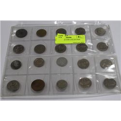 20 PC WORLD COIN COLLECTION