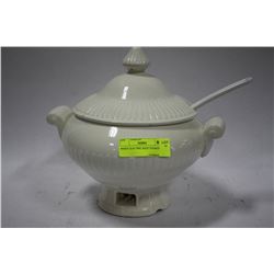 WHITE ELECTRIC SOUP TOUREEN