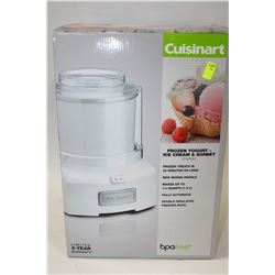 CUISINART FROZEN YOGURT AND ICE CREAM MAKER