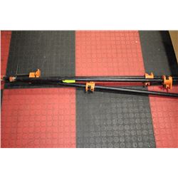 3 LARGE PIPE/BAR CLAMPS