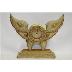 WING STYLE MANTLE CLOCK