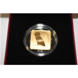 2010 RCM $3 STER. SILVER GOLD PL. SQUARE COIN
