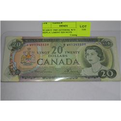SCARCE 1969 ASTERISK W/V REPLACEMENT $20 NOTE