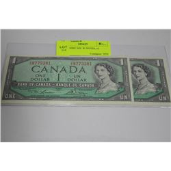 1954 CONSEC S/N  $1 NOTES, x2