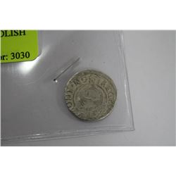 SCARCE 1587-1632AD SILVER POLISH 3 POLKER