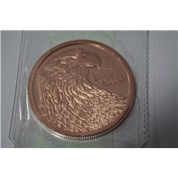 0.999 COPPER COIN ON CHOICE: EAGLE