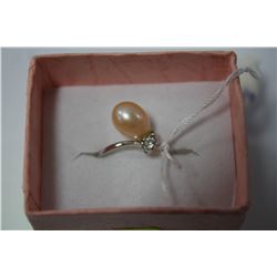 FRESH WATER PEARL .925 SILVER RING