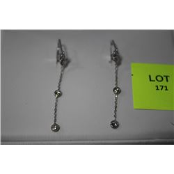 #17 14K GOLD DIAMOND EARRINGS APPRAISED VALUE