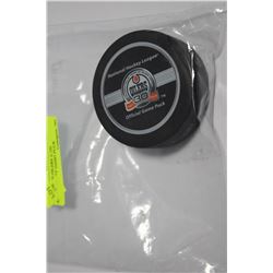 EDMONTON OILERS 30TH ANNIVERSARY GAME PUCK