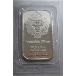 1oz. PURE SILVER BAR