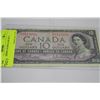 Image 1 : 1954 CANADIAN 10 DOLLAR BILL