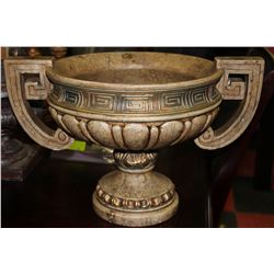 FRUITBOWL CENTERPIECE BROWN CRACKLE FINISH