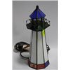 Image 1 : STAINED GLASS LIGHTHOUSE NIGHTLIGHT