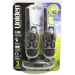 UNIDEN 42KM RANGE 2 WAY RADIOS
