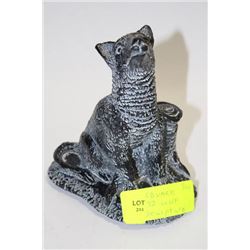 AAKDVARK 1972 WOLF SCULPTURE