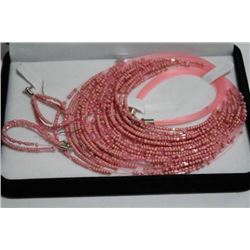 3PC BEADED JEWELRY SET AS THEY COME