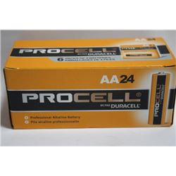 BOX OF 24 DURACELL PROCELL BATTERIES 'AA'