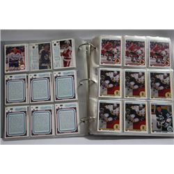 BINDER OF HOCKEY CARDS X3