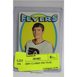 1971 BOBBY CLARKE 2ND YEAR CARD
