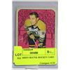 Image 1 : 1965 JOHNNY BUCYK HOCKEY CARD