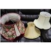 Image 1 : THREE VINTAGE LAMP SHADES