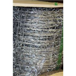 ROLL OF BARBWIRE FENCE