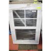 Image 1 : 26 1/8 X 37 7/8 WHITE FRAME WINDOW