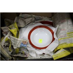 CHINESE PLATE AND BOWL SET