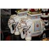 Image 1 : CERAMIC ELEPHANT PLANT STAND X2