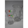 Image 1 : ESTATE CRYSTAL VASE X2