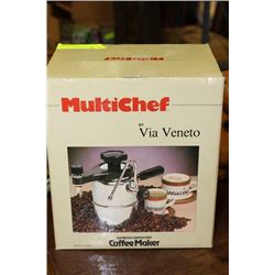 MULTI CHEF COFFEE MAKER ESPRESSSO CAPPUCCINO