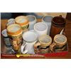 Image 1 : BOX OF ESTATE BEER STEINS