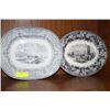 Image 1 : 2 VINTAGE PLATTERS