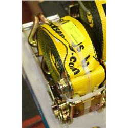NEW HEAVY DUTY 5000LB RATCHET TIE DOWN STRAP