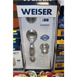 NEW WEISER 002 SMARTKEY FRONT ENTRANCE LOCK SET