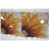 Image 1 : PAIR OF SHOWHOME CANVAS FLOWER PICTURES