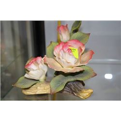 PORCELAIN FLOWER ORNAMENT