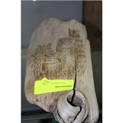 PETRIFIED WOOD ORNAMENT