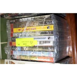 BUNDLE OF 9 PS3 GAMES