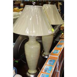 PAIR OF DESIGNER LAMPS
