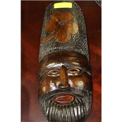 WOOD CARVED WALL MASK