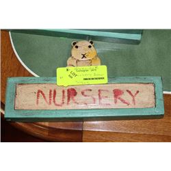 NURSERY DOOR SIGN