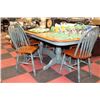 Image 1 : TILE TOP TABLE WITH 6 CHAIRS
