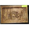Image 1 : WOOD CARVED WALL HANGING
