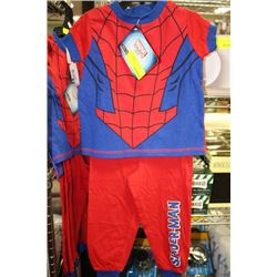 SPIDERMAN PJ'S ON CHOICE: SIZE 4