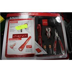 SNAP-ON 3 PC MULTI FUNCTION TOOL ,KEYCHAIN AND