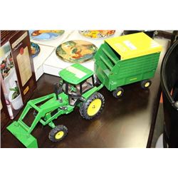 JOHN DEERE MODEL TRACTOR W TRAILER